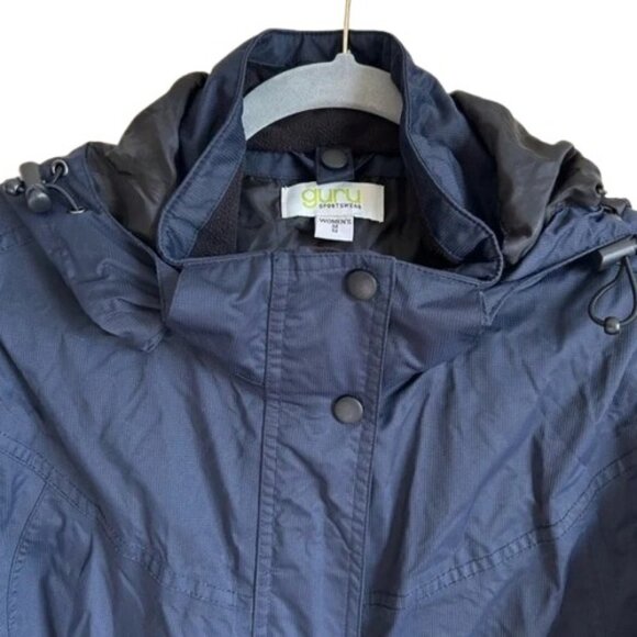 Guru utility jacket navy blue women size M - Picture 2 of 6